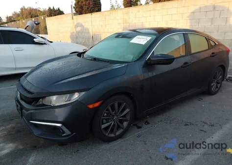 2019 Honda Civic Ex from USA, damaged, VIN JHMFC1F38KX010700